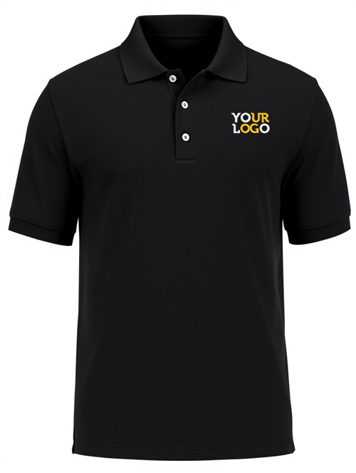 Black-Polo-T-shirt