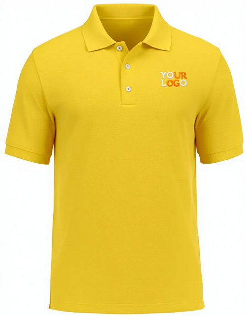 Yellow-Blue-Polo-T-shirt
