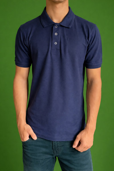 Navy-Blue-Cotton-Polo-220-GSM-T-shirt